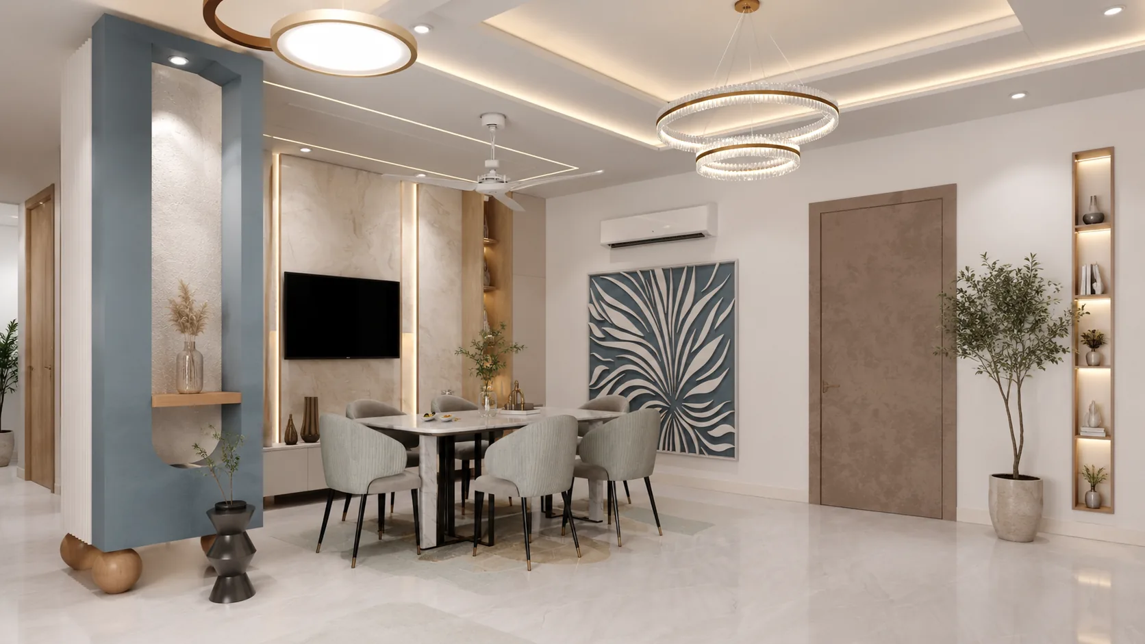 Contemporary living space