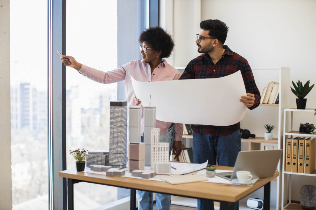 architectural design by acad